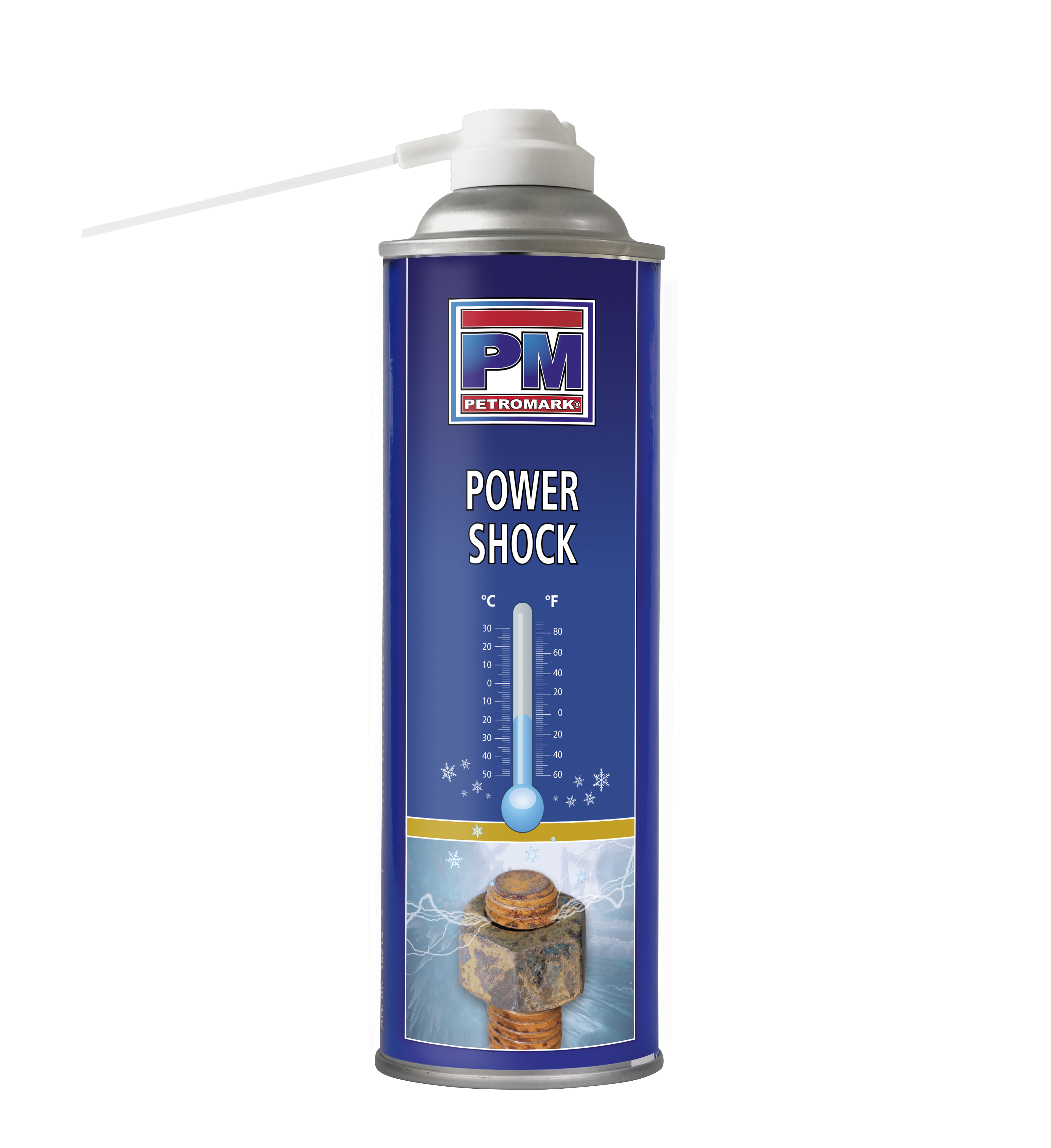 935102240 POWER SHOCK SPRAY 10224 500 ML SPUITBUS